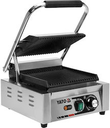 Yato Yg-04555 32 Cm Rippiger Kontakt Elektrischer Grill 1.8 Kw Edelstahl Yato Yg-04555 32 Cm Rippiger Kontakt Elektrischer Grill 1.8 Kw Edelstahl