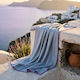 Easy Home Πετσέτα Microfiber Σώματος 200gr/m² Γαλάζια 150x70εκ.