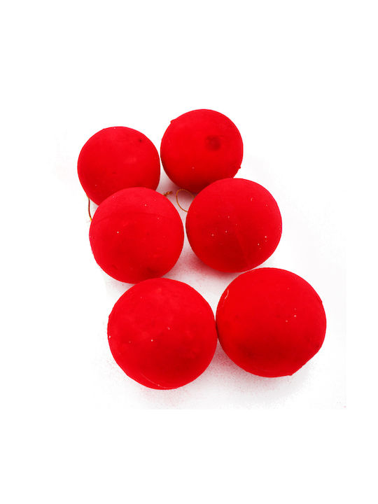 Weihnachtsbaumschmuck Kugeln Rote Samt Auswahl Größe Ø3.8cm