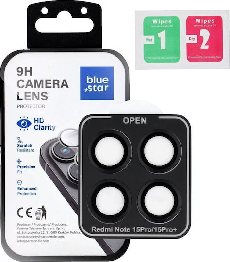 Blue Star Camera Protection Tempered Glass Black for Xiaomi Redmi Note 15 Pro 5g