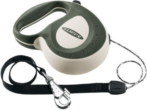 Ferplast Πτυσσόμενο Λουρί/Οδηγός Σκύλου Ιμάντας Controller Cord σε Μπεζ χρώμα 5m έως 50kg