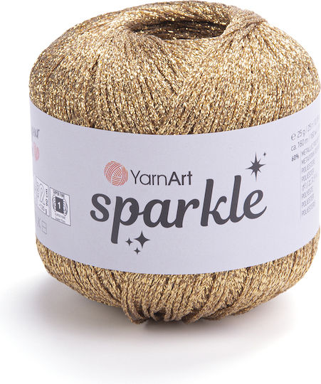 Yarnart Μεταλιζέ Νήμα Πλεξίματος Sparkle 1309 Χρυσό 25gr 160m