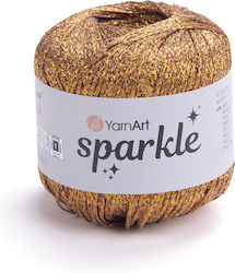 Yarnart Μεταλιζέ Νήμα Πλεξίματος Sparkle 1312 Χρυσό Σκούρο 25gr 160m