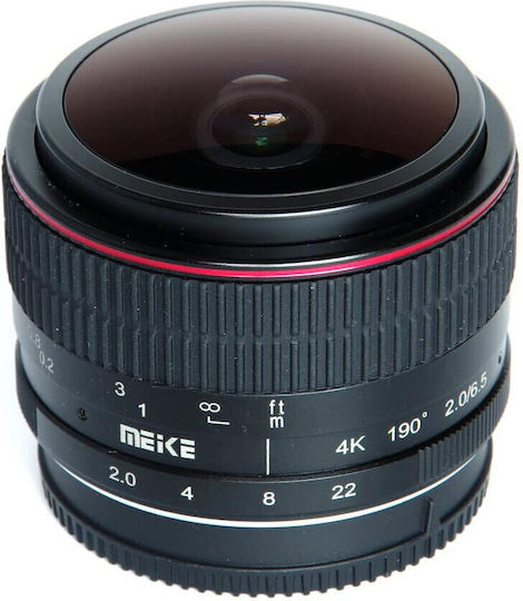 Meike Obiectiv Foto Crop Ochi de Pește pentru Fujifilm X Montaj Negru