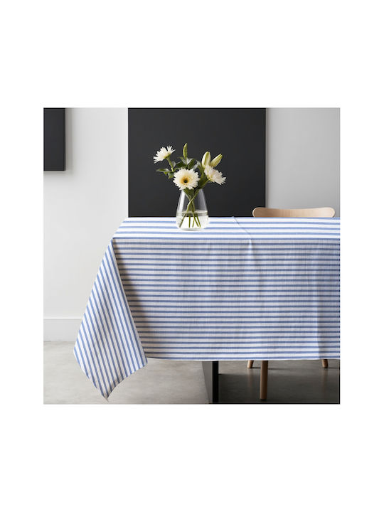 SteweHome SteweHome Baumwoll Tischdecke Strick Blau 110x110cm