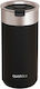 Quokka Boost Thermosflasche Rostfreier Stahl BPA-frei 400ml Carbon Schwarz