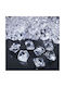 Set 180 Decorative Diamonds Relaxdays Transparent 2x1.5x2.5 Cm