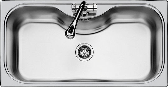 Foster Uragano Drop-In Kitchen Sink Inox L97xW50cm