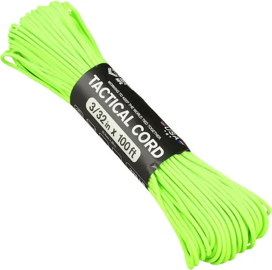 Atwood Rope Mfg Artani 275 Cord 100ft Neon Green