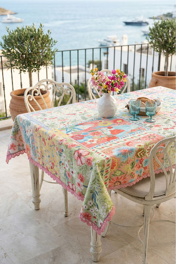SteweHome Pink Tablecloth 140x180cm
