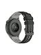 Λουράκι Σιλικόνης Rugged Grid Oneplus Watch 2r 47mm/oneplus Watch 2 47mm Black Grey
