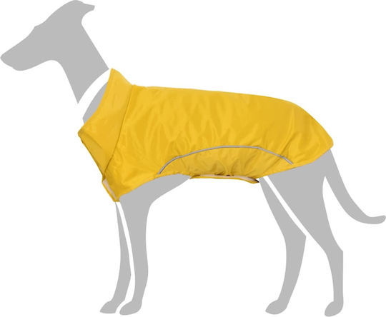 vidaXL Dog Coat Waterproof Yellow Small