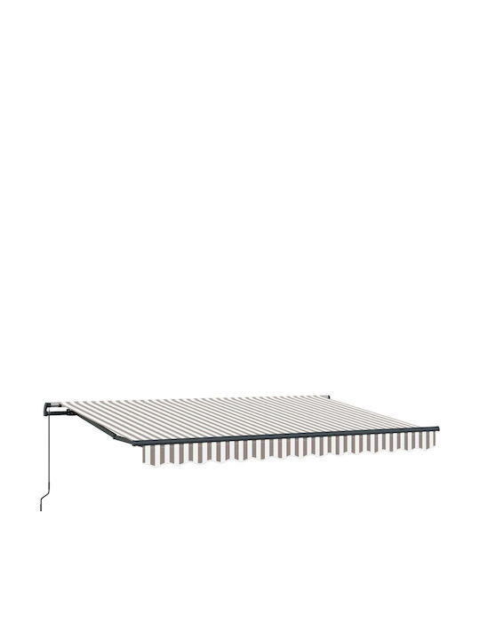 vidaXL Pavillon Terrasse Grau 3x2.5m