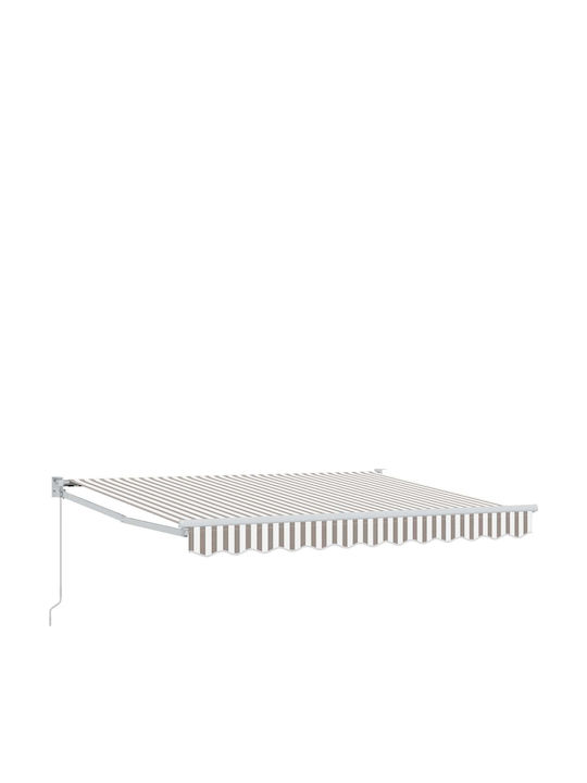 vidaXL Terrasse Zelt Grau 3x2.5m