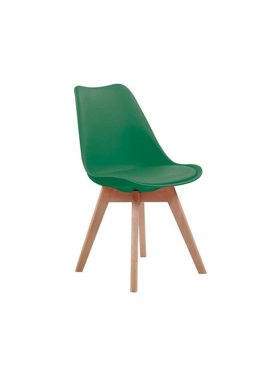 Tino Dining Chair Made of Green Polypropylene
