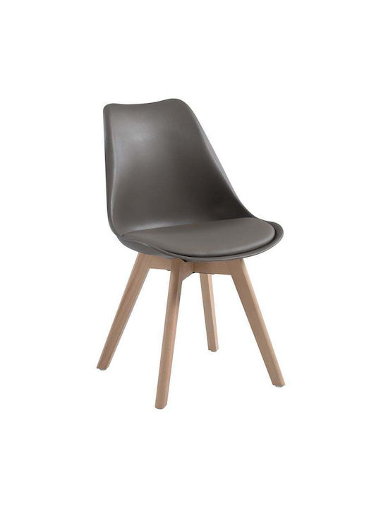 Tino Dining Chair Made of Polypropylene Sand Beige