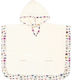 Poncho de Plajă Starry Eyes Alb-ecru