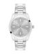 Visetti Womens Watch 36mm Battery with Silver Metal Bracelet