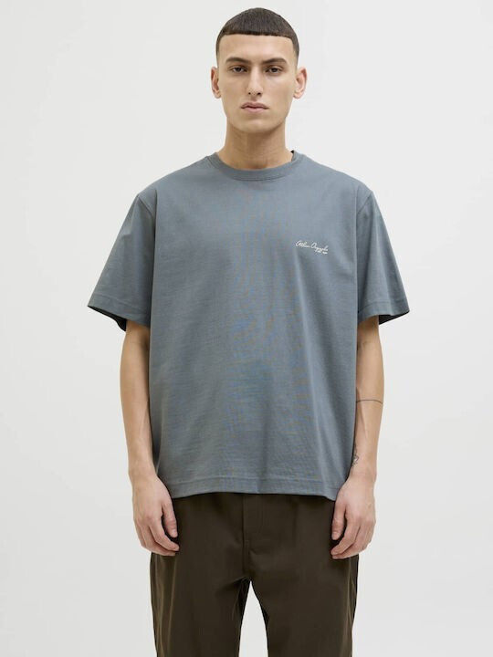Jack & Jones Crew Neck T-shirt Πετρολ