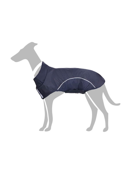 vidaXL Dog Coat Waterproof Blue XS