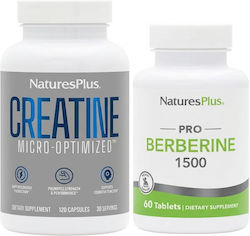 Nature's Plus Promo Pack Berberine 1500mg Υποστήριξη Του Καρδιαγγειακού Συστήματος & Μεταβολισμό Λίπους 60 Ταμπλέτες Nature's Plus Promo Pack Berberine 1500mg Υποστήριξη Του Καρδιαγγειακού Συστήματος & Μεταβολισμό Λίπους 60 Ταμπλέτες