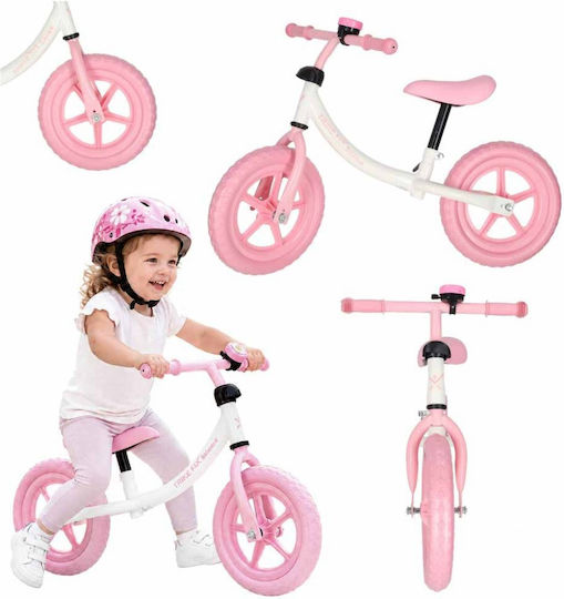 ikonka Kinder Balancefahrrad Rosa