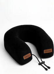 SteweHome Travel Pillow Velvet Black