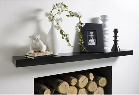 Raft Negru 50x12x12cm