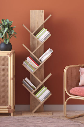Brown Bookcase 35x20x130cm