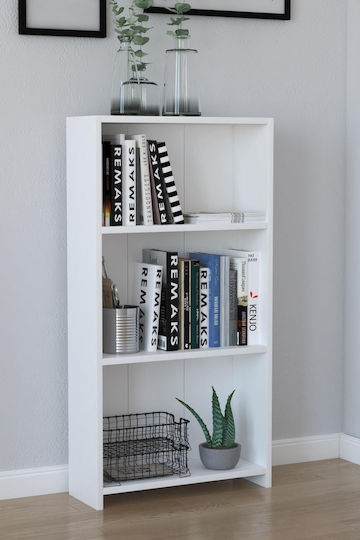 White Bookcase 108x20x20cm