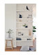 Wall Shelves White 6 Pieces 60x15x15cm