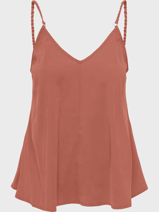Damen Bluse Koralle