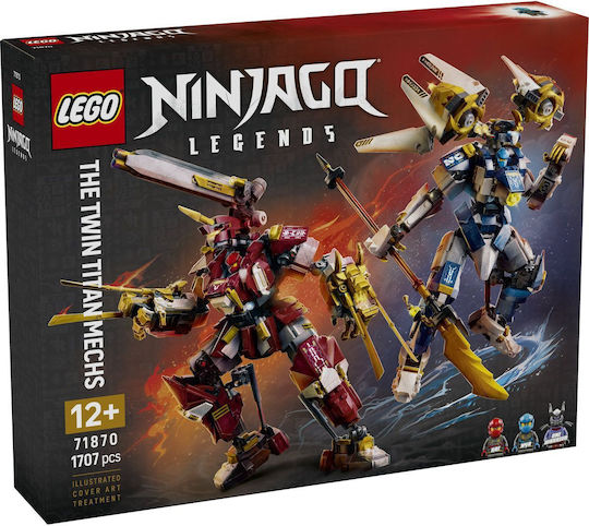 LEGO Ninjago The Twin Titan Mechs За 12+ Години 1707 Бройки