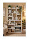 Bücherregal Weiß 75x22x123cm