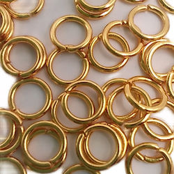 Steel Gold Earrings Choice of Size 4mm