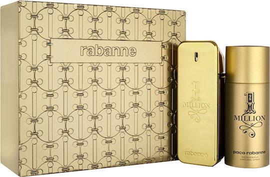Rabanne 1 Million Ανδρικό Σετ με Eau de Toilette 2τμχ