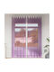 vidaXL vidaXL Set Vorhänge mit Oberer Registerkarte Lila 140x260cm