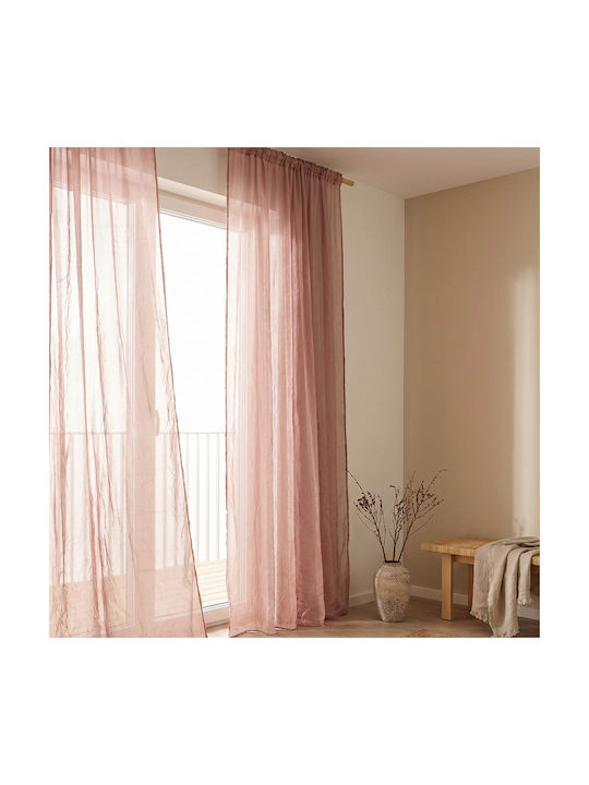 Premier Κουρτίνα με Τρέσα Valeria Rose 140x270εκ.