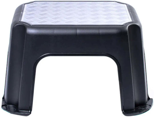 Taburet Din Plastic Pentru Exterior Negru