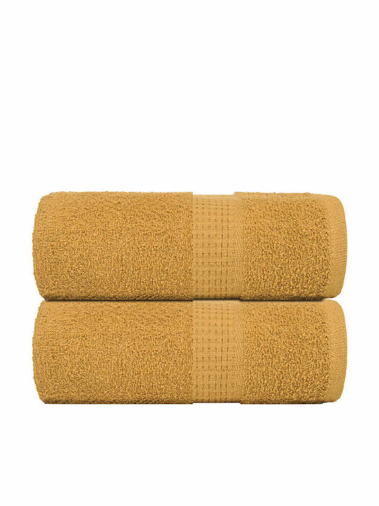 vidaXL vidaXL Badetücher Set 2 Stück Goldene