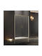 Karag Efe 600 Duschkabine mit Schiebetür 160x190cm Matte Oro