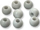 Acrylic Bead White 12mm Large Hole 5mm Jewelry & Crafts 100 pcs