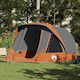 vidaXL Σκηνή Camping Γκρι για 6 Άτομα