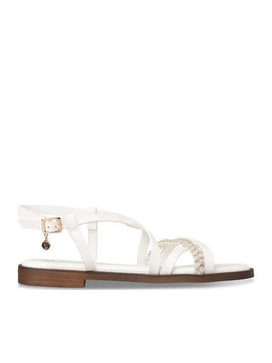 Envie Shoes Weiß Frauen Flache Sandalen