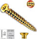 Cement Bolt Torx Metallic with Length 7.5mm Diameter