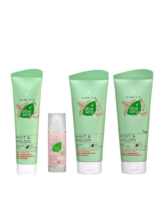 LR Aloe Vera Mint & Melon Σετ Περιποίησης για Ενυδάτωση, Καθαρισμό Προσώπου & Καθαρισμό Σώματος LR Aloe Vera Mint & Melon Σετ Περιποίησης για Ενυδάτωση, Καθαρισμό Προσώπου & Καθαρισμό Σώματος