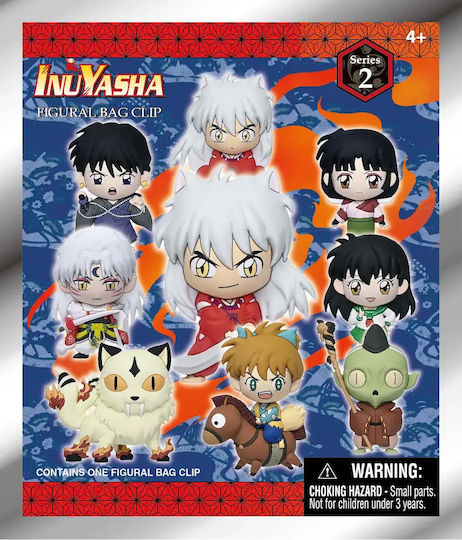 Inuyasha 25th Anniversary Series 2 3D Foam Bag Clip 1 Piece Random Selection