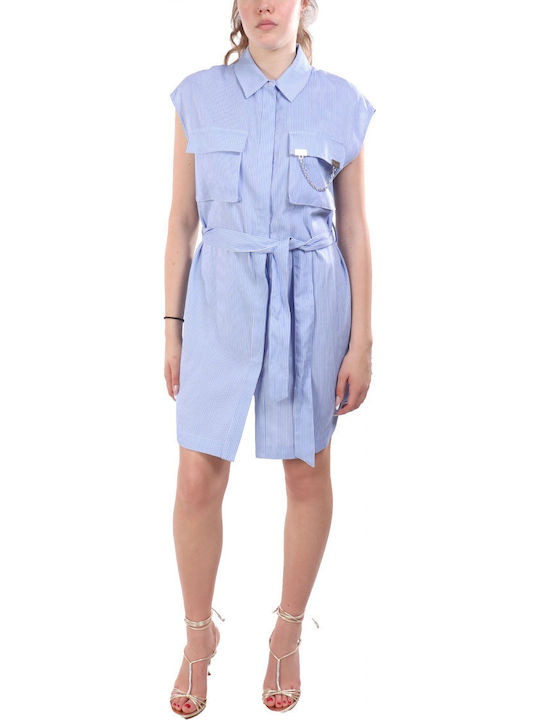 Summer Mini Shirt Dress Ekrou-Siel