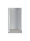 Crown Καμπίνα Ντουζιέρας με Συρόμενη Πόρτα 130x185cm Clear Glass Chrome