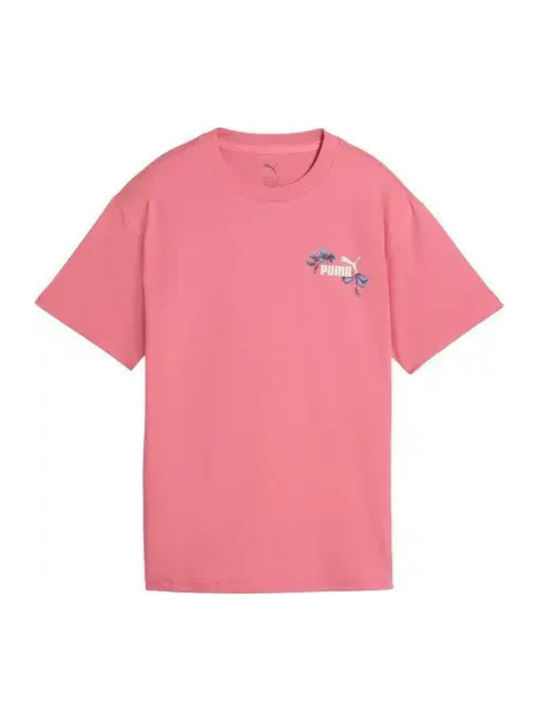 PUMA Kids Tops Pink Animal T-shirt